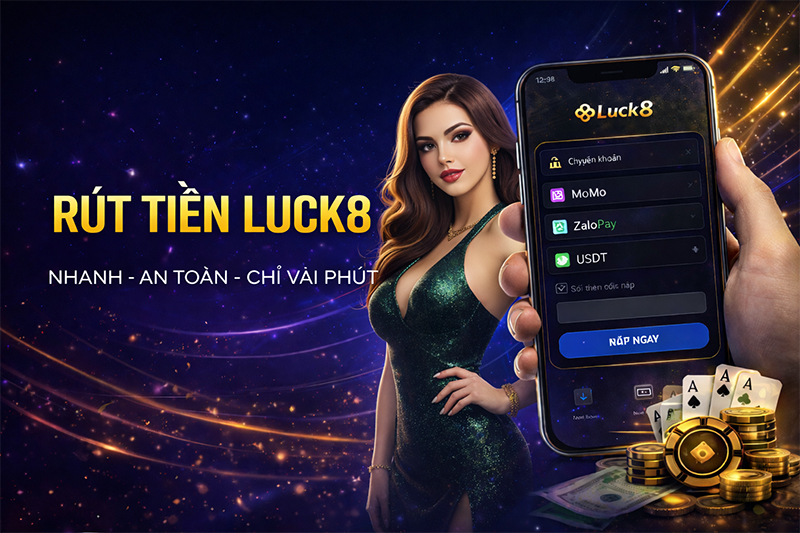 Hướng dẫn rút tiền Luck8